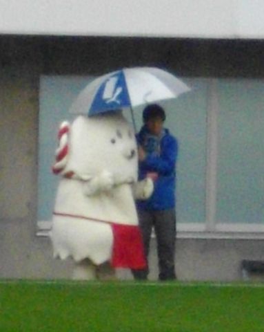 雨にも負けズ。