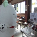 プリザーブドフラワーのブースで
