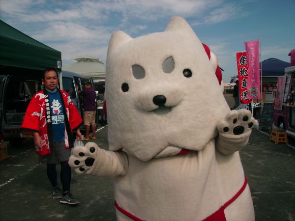 福田漁港にて