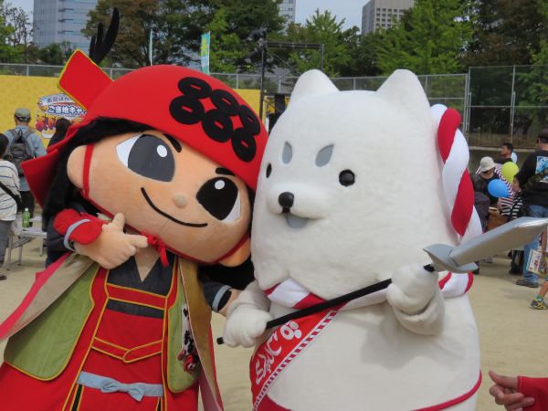 長野県上田市の真田幸丸くんと。
