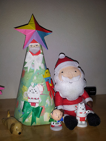 気分はもうクリスマスー(笑)