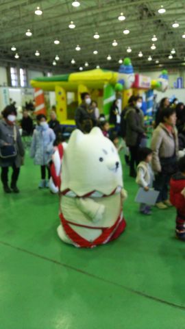 産業展示館にて