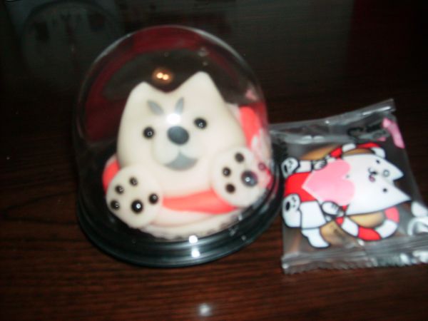 ぺいくんの新製品のおまんじゅう