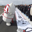 道路にしっぺい!!