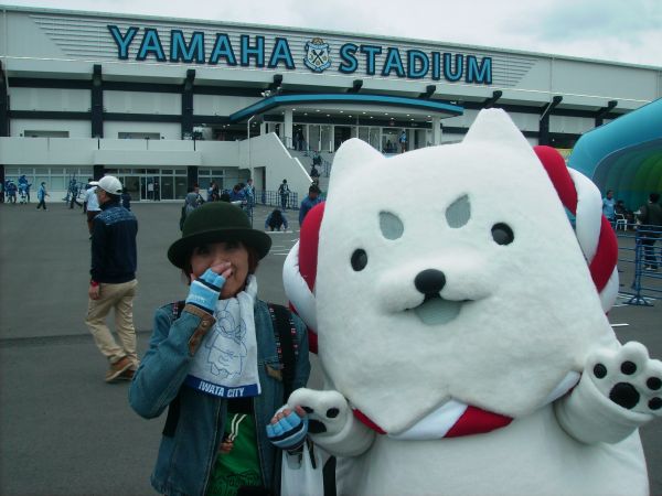 ヤマハスタジアムにて