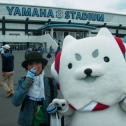 ヤマハスタジアムにて