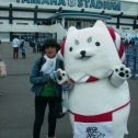 ヤマハスタジアムにて