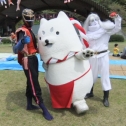 遠州忍者さんとポーズ!!