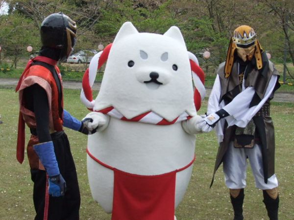 ヒーローさんと握手!!