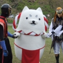 ヒーローさんと握手!!