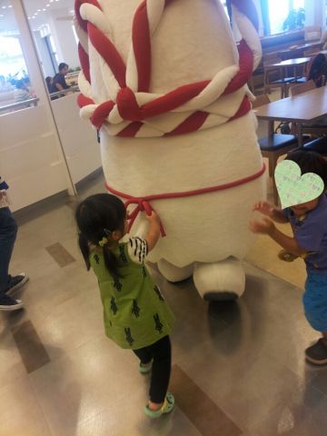 しっぺいパパを運転中(笑)