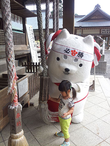 一緒にお参り♪