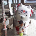 一緒にお参り♪