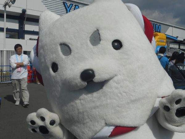 ヤマハスタジアムにて