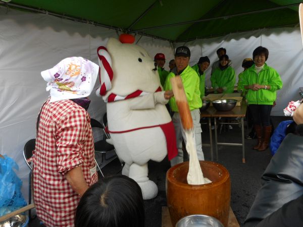 餅つき大会で