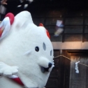 府八幡宮の節分祭りにて