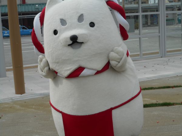 磐田駅前にて