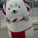 磐田駅前にて