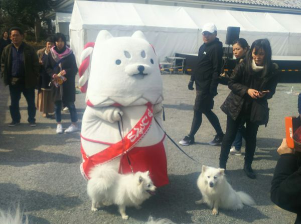 岡崎公園で