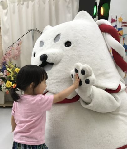ハイタッチ！しっぺい♪