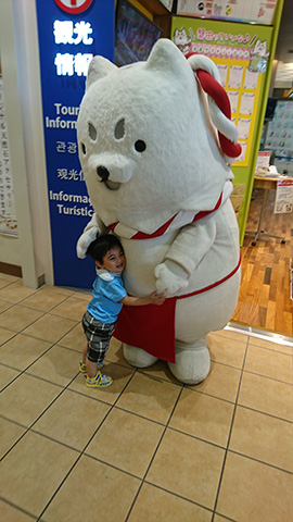しっぺいをギュッ!