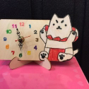 しっぺい木製時計
