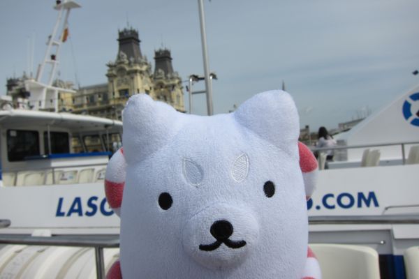 今から船の旅♪